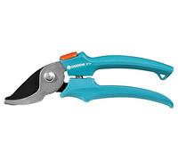 Gardena Promozione forbici da giardino Classic: Forbici con tagliente bypass, diametro di 18 mm, con scanalatura per la linfa e tranciafili (8754-30)