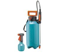 Gardena Promozione Set spruzzatori a pressione: spruzzatore a pompa 0,5 litri e spruzzatore a pressione 5 litri, spruzzatore a pompa con ugello variabile, spruzzatore a pressione con tracolla (824-20)