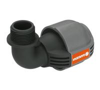 Raccordo a L 25 mm x filettatura maschio 3/4"