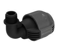 Gardena Raccordo a L con filetto esterno per sistema pop-up: Raccordo per collegamento di irrigatore pop-up all'estremità del tubo, 25 mm x 1/2 pollice (2780-20)