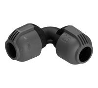 Gardena Raccordo a L per sistema pop-up: Raccordo per diramazione del tubo di linea, 25 mm, Quick&Easy, compatibile con tubi 25 mm (2773-20)
