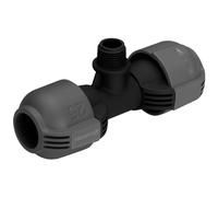 GARDENA Raccordo a T - 25 mm x Attacco Filettato Maschio da 1/2" - 1 pz.