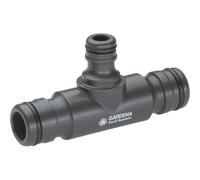 Gardena Raccordo a T Profi-System: Pezzo di raccordo da Profi-System all'originale System, per una portata d'acqua maggiore (2835-20)