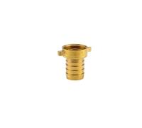 Gardena Raccordo a vite per tubo da giardino: presa per rubinetto composta da ghiera e dato in ottone di qualità, filetto 33.3 mm (G 1 pollice), per tubi da 25 mm (1 pollice) (7142-20)