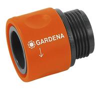 Gardena Raccordo per tubo adattatore: connettore del sistema originale, per il passaggio da un raccordo per tubo al connettore della valvola, 26,5 mm (G 3/4 pollice) (0917-50)