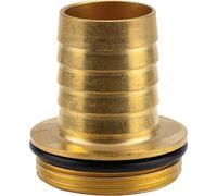 Gardena Raccordo a vite per tubo flessibile in ottone, 1 pezzo con collare e O-ring: collegamento a vite, filettatura 47,9 mm (G 1 1/2 pollice), per tubi flessibili da 32 mm (1 1/4 pollice) (7149-20)