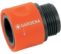 Gardena Raccordo tubo transizione: parte collegamento come passaggio a vite al connettore della valvola, filettatura 26,5 mm (G3 / 4), ad es. B. Lavatrici confezionate (2917-20)