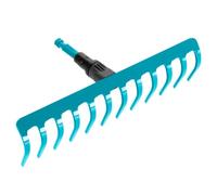 Gardena Rastrello combisystem: Rastrello a 12 denti, accessorio per la raccolta, il diserbo e la lavorazione del terreno, larghezza 30 cm (3177-20)