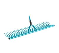 Gardena Rastrello per Erba combisystem: Scopa rastrello per Raccogliere residui Come Erba Tagliata, con Pratico Dispositivo di Raccolta Erba (3381-20)