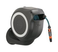 Gardena RollUp M Rocchetto montato a muro Automatico Funzionale Nero 18612-20