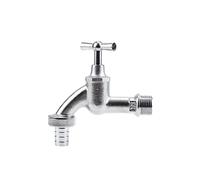 Gardena Rubinetto con collegamento a vite per tubo: gru idraulica cromata per interno ed esterno, filettatura 21 mm (G 1/2 pollice), per tubo flessibile 13 mm (1/2 pollice) (7330-20)