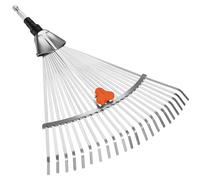 Gardena Scopa Regolabile combisystem: Rastrello per Foglie con Larghezza variabile da 30 a 50 cm, Adatto per Tutti i Manici combisystem (3103-20)