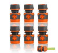 Gardena - Set di 6 connettori per tubo da giardino, 1/2", per irrigazione, casa e giardino, altezza 5,8 cm, larghezza 3,8 cm