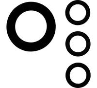 Gardena Kit di guarnizioni: Assortimento di anelli per sostituzione di guarnizioni, per raccordi rubinetto, art. n. 18202 e 18402 (1125-20)