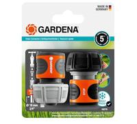 Raccordi rapidi GARDENA e Aquastop Ø19 mm - Per inizio e fine tubo - Con sistema originale GARDENA - Resistente agli agenti atmosferici e ai raggi UV