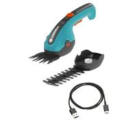 Gardena Set forbici a batteria per erba e siepi ClassicCut Li: forbici per prato