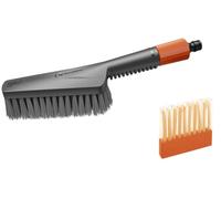 Gardena Set pulizia Cleansystem con spazzola manuale S soft: spazzola per superfici delicate e aree strette, regolazione del flusso, incl. bastoncini shampoo per una pulizia efficace (18860-20)