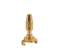 Gardena Siringa in ottone a innesto rapido per tubi da 13 mm (1/2 pollice): attacco rapido con getto d'acqua regolabile e disabilitato (7130-20)