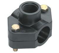 Gardena Sprinklersystem Presa a staffa, 25 mm x 3/4" Filetto Femmina, per Installare l’Irrigatore Lungo la Linea, Combinabile con la Prolunga Snodata 2739 e 2740, 02728-20
