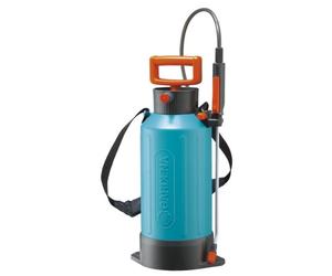 Gardena Spruzzatore a pressione Classic 5 l: Spruzzatore a pressione con indicatore di livello, base di appoggio, tracolla, getto piatto (828-20)