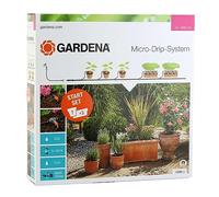 Gardena Start Set per Vasi M - Sistema Micro-Drip 7 vasi e 3 fioriere (13001-20)