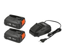 Gardena P4A 2 x PBA 18V/45 + AL 1830 CV Set batteria e caricabatterie