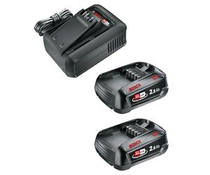 Gardena Starter Kit P4A QC AL18V 44+2x2.5Ah Batterie & Caricabatterie: Compatibile con il sistema POWER FOR ALL, Prestazioni costanti, Ricarica rapida (14914-20)