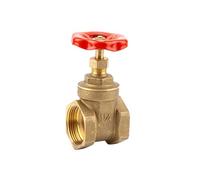 Gardena Valvola a saracinesca a manicotto con filettatura interna: bullone bloccaggio filettatura interna su entrambi i lati, filettatura 42 mm (G 1 1/4 pollice), pressione esercizio 12 bar (7342-20)