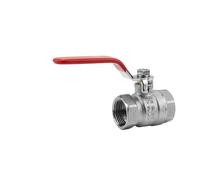 Valvola a sfera 3/4 argento rosso gardena 7336-20