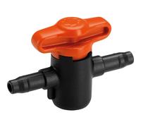 Gardena Micro-Drip Valvola di Chiusura, 4,6 mm (3/16 Pollici): per la Regolazione o l'intercettazione di Singoli Tratti di Tubo, Regolabile in Modo Continuo, Contenuto: 2 Pezzi (13217-20)