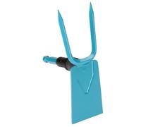 Gardena Zappa combisystem: Zappa con lama dritta, 2 denti, larghezza di lavoro 7,5 cm, in acciaio di alta qualità, rivestita con Duroplast (3218-20)