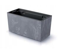 Gardener per Balcón Urbi Case Beton Effect, Dimensions 395x185x195 mm, colore Marengo