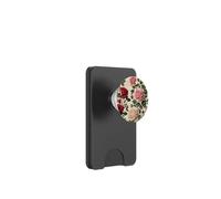 Gardener Vintage foglie e fiori Boho Rose su beige PopSockets PopWallet per MagSafe