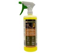 GARDENFLARE Detergente speciale per tubi di fuoco, camino e stufa, detergente professionale da 1 l, rimuove fuliggine, resina di fumo e residui di fuoco, prodotto in Germania, delicato sui materiali e