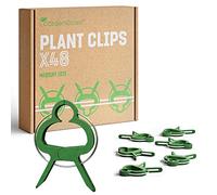 GardenGloss® 48 Clips per Piante per pomodori, Rose, cetrioli e Altri ortaggi rampicanti - Ausilio Semplice per Le Piante rampicanti