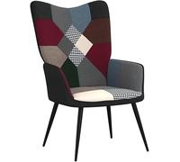 Gardenia Poltrona Relax In Tessuto con Design a Toppe Patchwork Viken Nordik