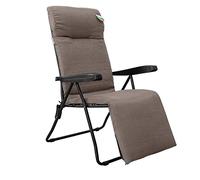 GARDENIA Sedia Sdraio Relax Reclinabile Magic Automatica Tortora Auomatica, Lega di Acciaio, CM 84 x 60 x H 105