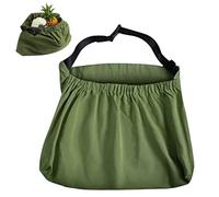 Gardening Apron per donne, cintura per utensili da giardino, Borsa per utensili da giardino di utilità, Canna degli attrezzi della fondina di tela regolabile per il lavoro elettrico Raccolta di lavoro