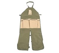 Gardening Apron Work Apron Garden Apron con più tasche durevole fibbia regolabile per il giardinaggio e la cura del prato verde militare Khaki 600d Tessuto di Oxford