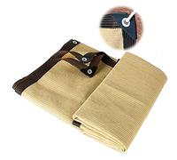 Gardening E Cloth - Rete parasole 90%, 2 x 2 m, 2 x 4 m, 5 x 6 m, 8 x 10 m, 10 x 12 m, per serra, piante, patio, protezione UV (beige, dimensioni: 2 x 5 m)