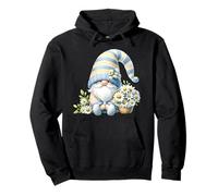 Gardening GNOME Graphic for Women And Men Cute Daisy Flower Felpa con Cappuccio