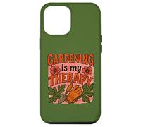 Gardening is My Therapy Arte colorata di piante e fiori Custodia per iPhone 12 Pro Max