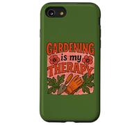 Gardening is My Therapy Arte colorata di piante e fiori Custodia per iPhone SE (2020) / 7/8