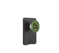 Gardening is My Therapy Arte colorata di piante e fiori PopSockets PopWallet per MagSafe