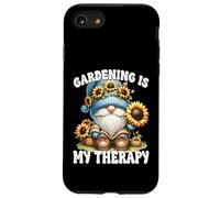 Gardening Is My Therapy Floral Sunflower Gnome For Summer Custodia per iPhone SE (2020) / 7 / 8
