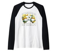 Gardening Is My Therapy For Dandelion Lover Spring Gnome Maglia con Maniche Raglan
