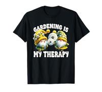 Gardening Is My Therapy For Dandelion Lover Spring Gnome Maglietta
