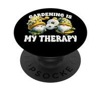 Gardening Is My Therapy For Dandelion Lover Spring Gnome PopSockets PopGrip Adesivo