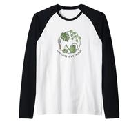Gardening Is My Therapy Pianta in Vaso Genitore Agricoltore Giardiniere Maglia con Maniche Raglan