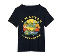 Gardening Master of Disaster, Funny Garden Gardens Maglietta, Donna Plus-Size, Nero, 2X